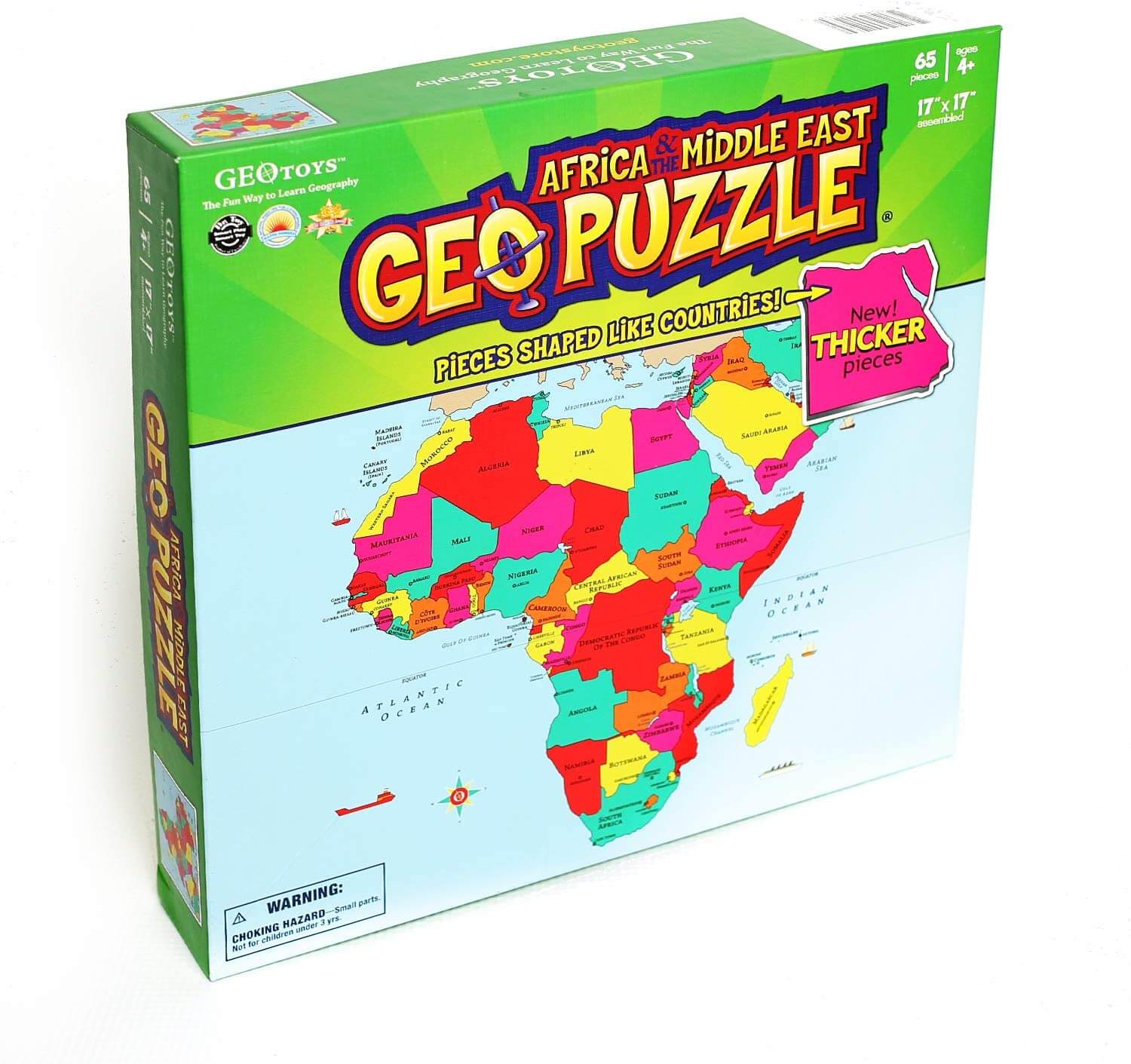 GeoPuzzle Africa Middle East by Geotoys 5