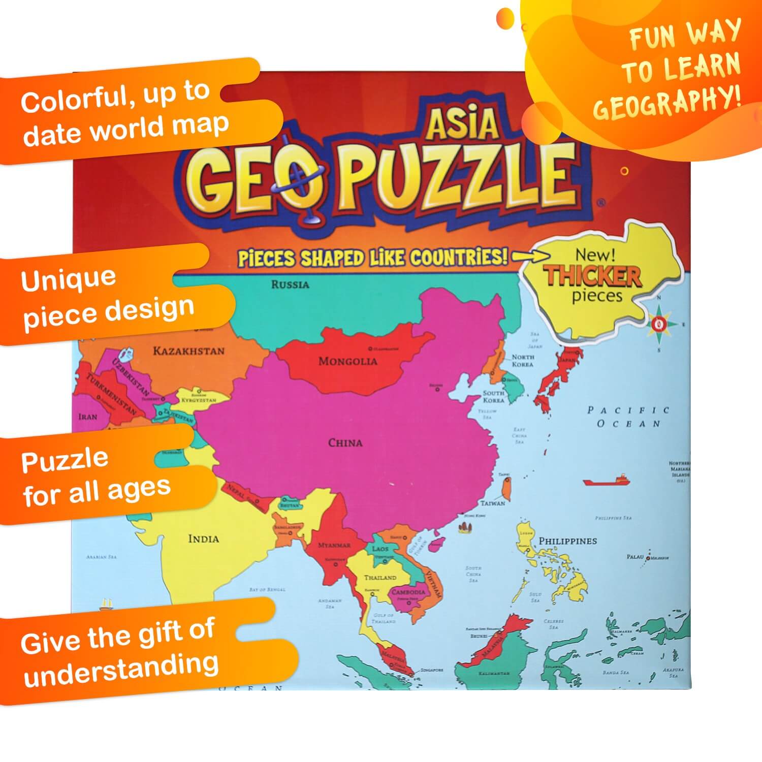 GeoPuzzle Asia by Geotoys 2