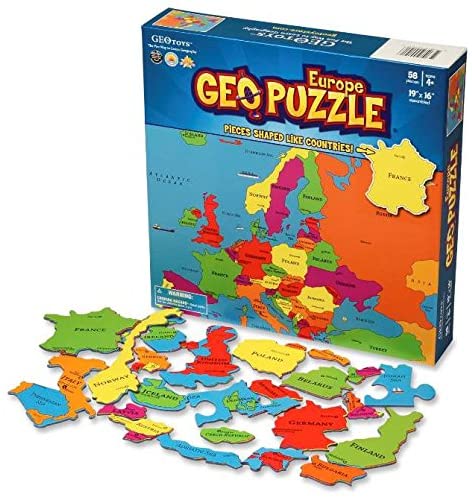 GeoPuzzle Europe by Geotoys