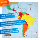 GeoPuzzle Latin America by Geotoys 3