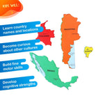 GeoPuzzle Latin America by Geotoys 4