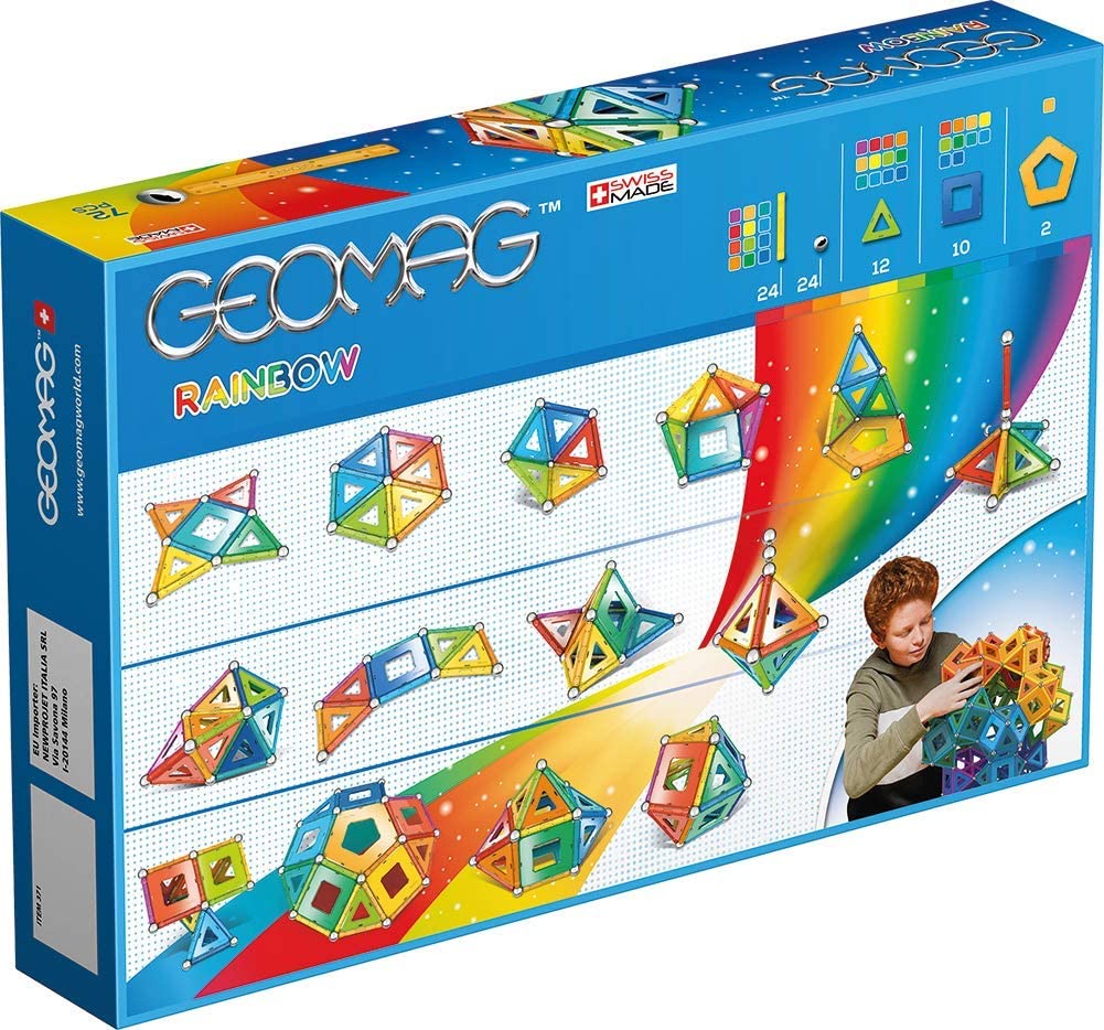 Geomag Rainbow 72pc Set by Geomag 1