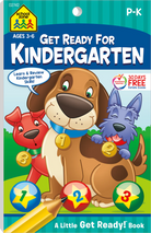 Get Ready For Kindergarten Grades P-K Workbook-by-School Zone