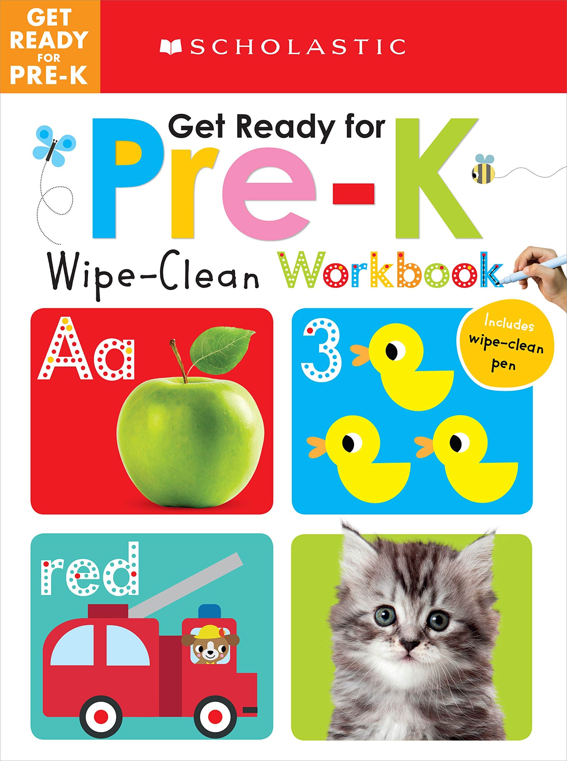 Get Ready for Pre K Wipe Clean Workbook Scholastic Early Learners by Scholastic