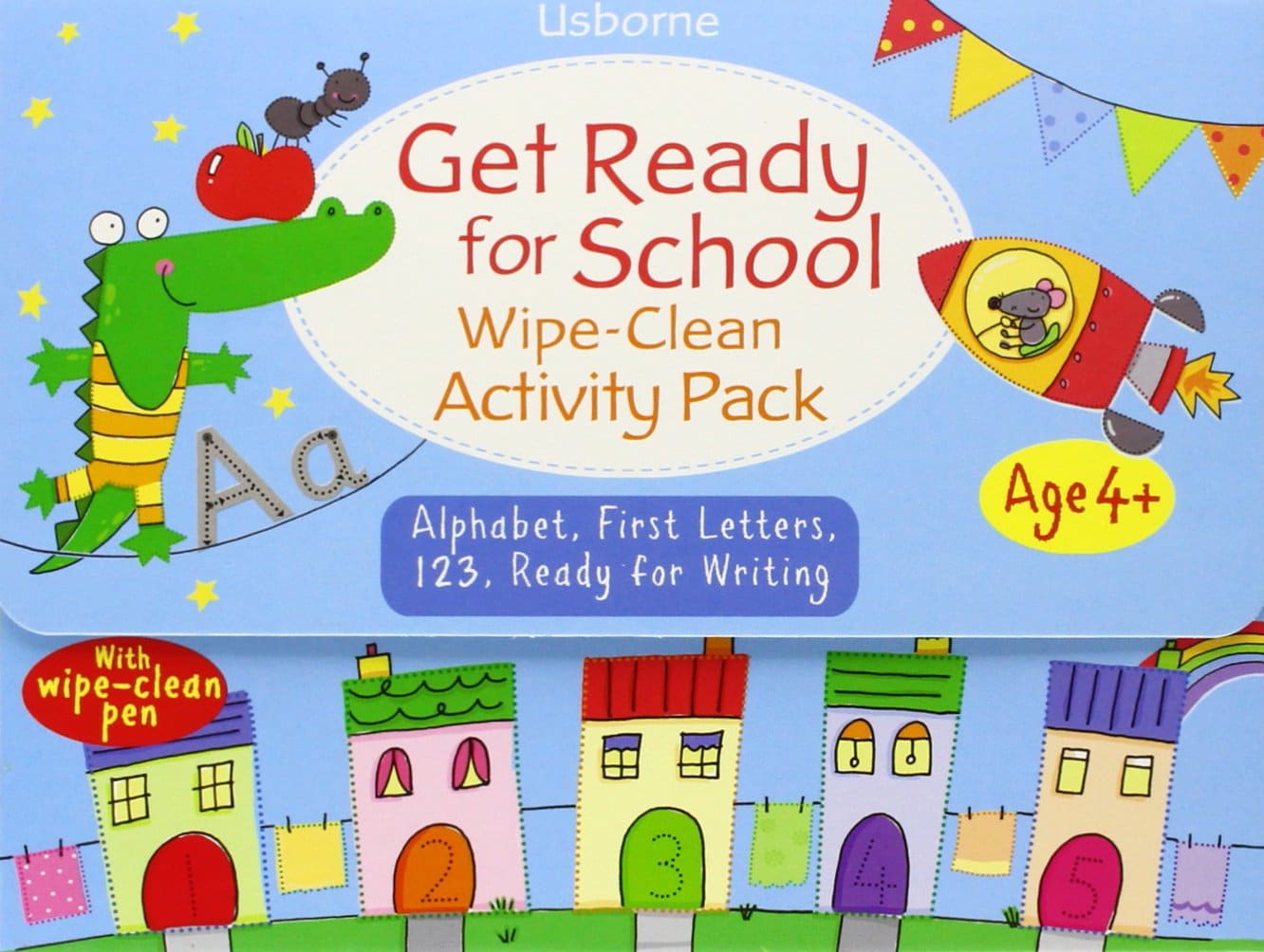 Get Ready for School Wipe Clean Activity Pack by Usborne