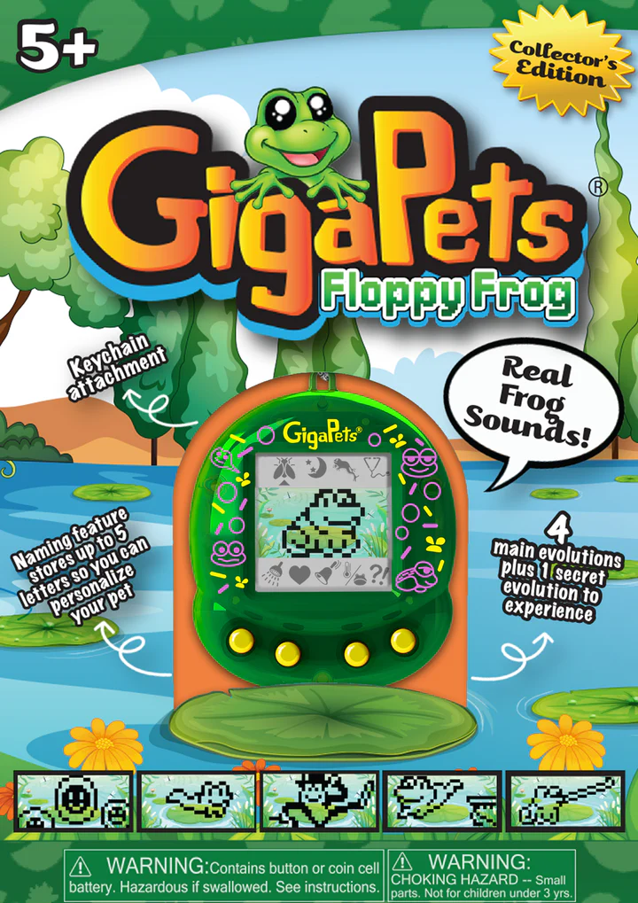 GigaPets Floppy Frog-by-Top Secret Toys