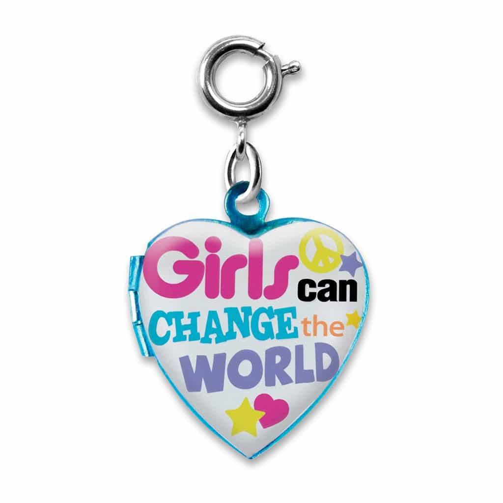 Girls Can Change The World Charm by Charm It