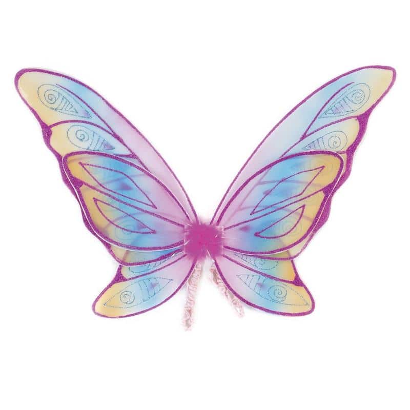 Glitter Rainbow Wings by Great Pretenders 1