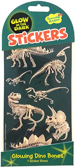 Glow in the Dark Dino Bones Stickers by Peaceable Kingdom