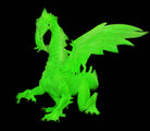 Glow in the Dark Snow Dragon Figure by Safari 6