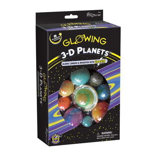 Glowing 3D Planets by Great Explorations