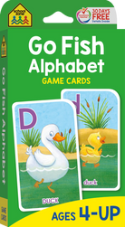 Go Fish Alphabet Game Cards-by-School Zone