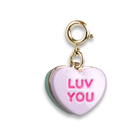 Gold Candy Heart Charm-by-Charm It
