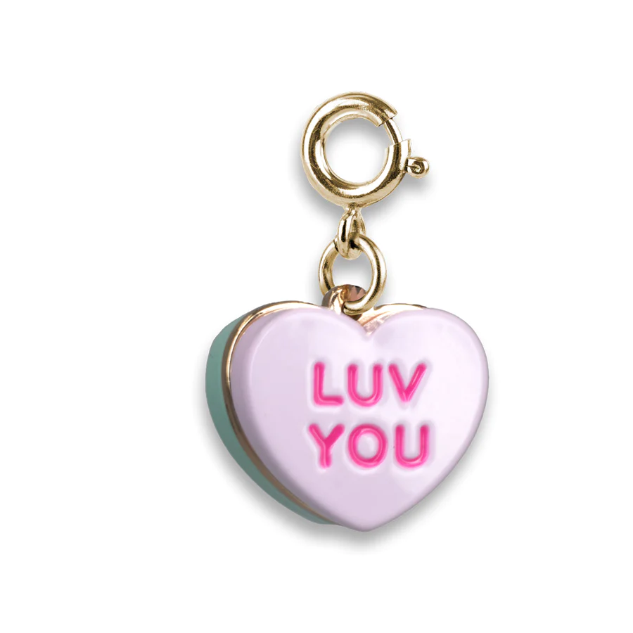 Gold Candy Heart Charm-by-Charm It