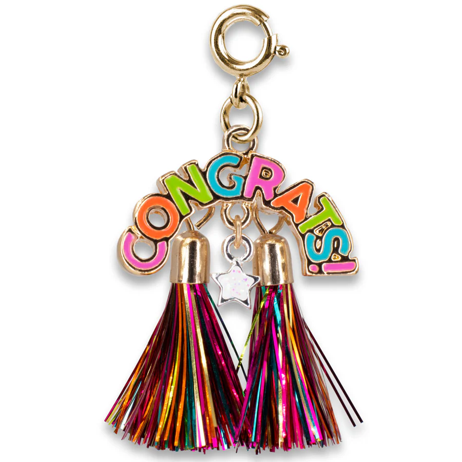 Gold Congrats Charm-by-Charm It