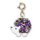 Gold Glitter Hedgehog Charm by Charm It