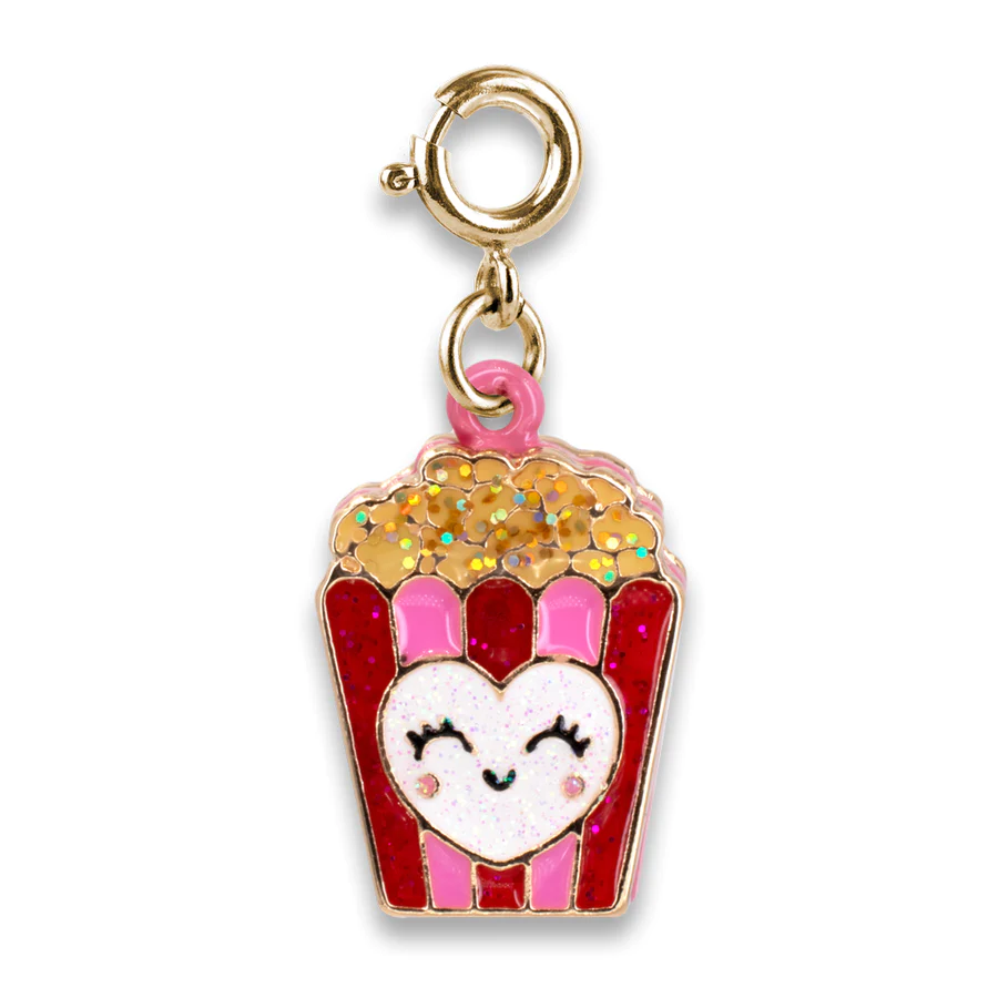 Gold Glitter Popcorn Charm-by-Charm It