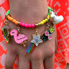 Gold Glitter Shooting Star Charm by Charm It 1