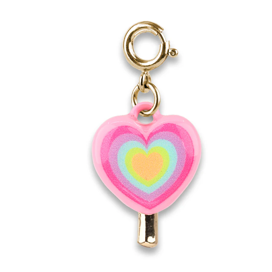 Gold Heart Lollipop Charm-by-Charm It