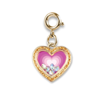 Gold Heart Shaker Charm-by-Charm It