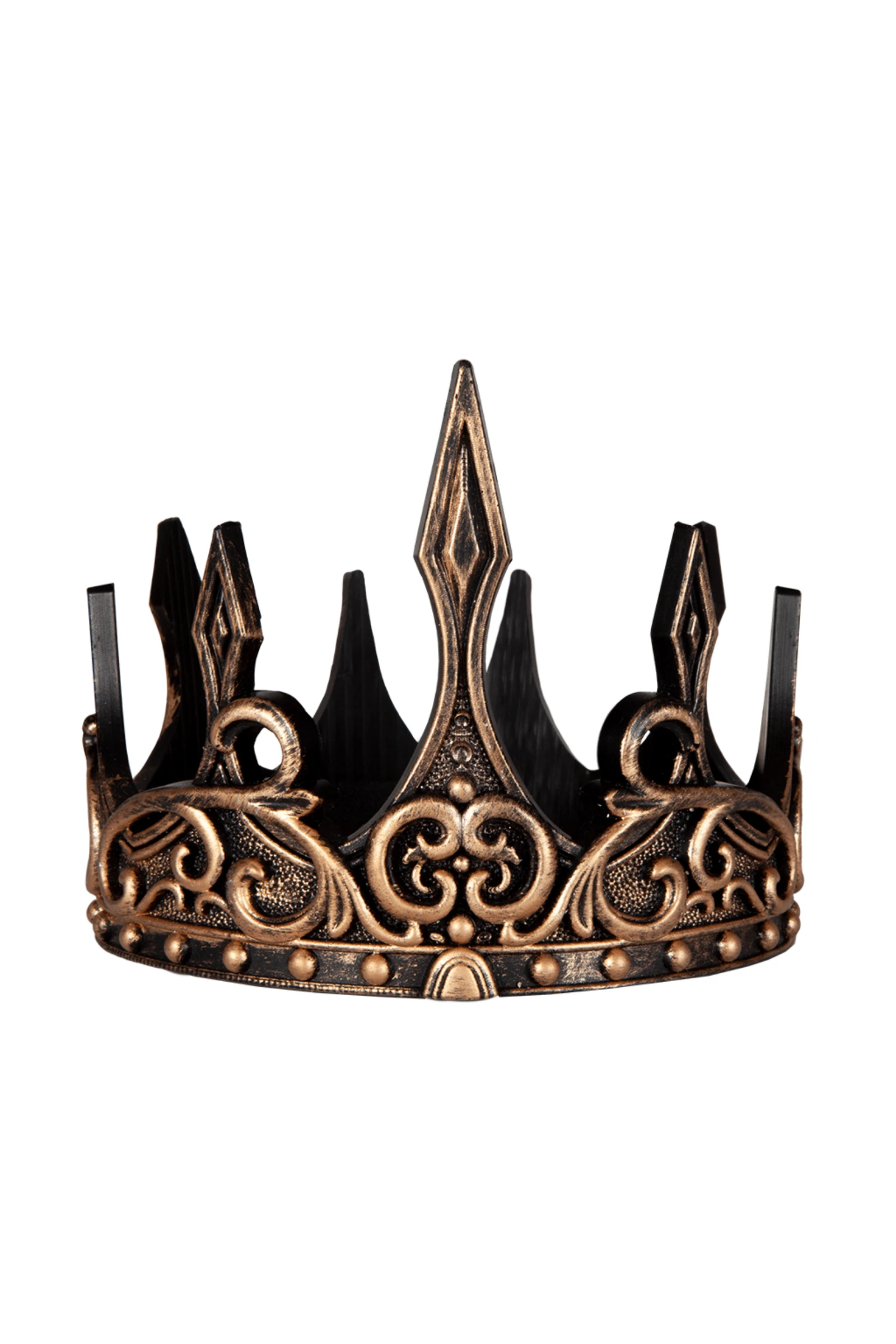 GoldBlack Medieval Crown by Great Pretenders 4