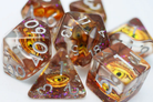 Golden Dragon Eye Set of Dice-by-Foam Brain Games