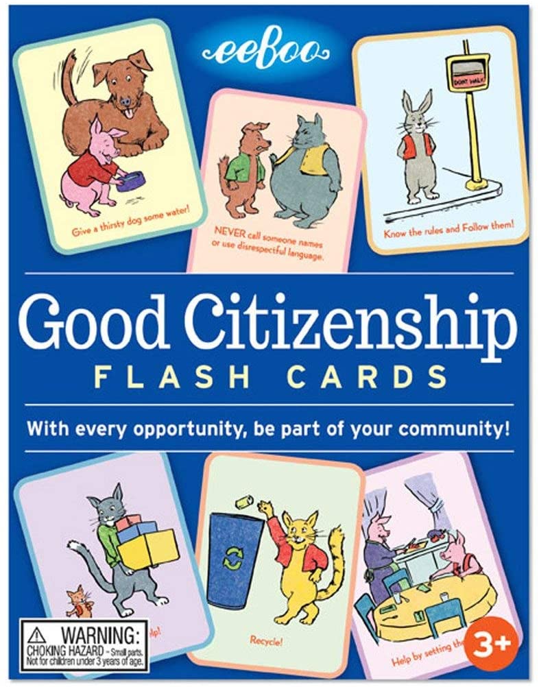 Good Citizenship Flash Cards by eeBoo