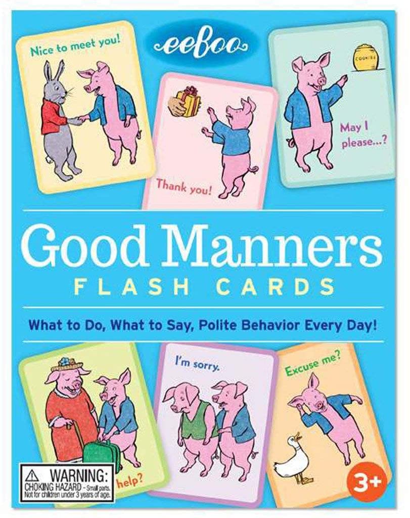 Good Manners Conversation Cards by eeBoo