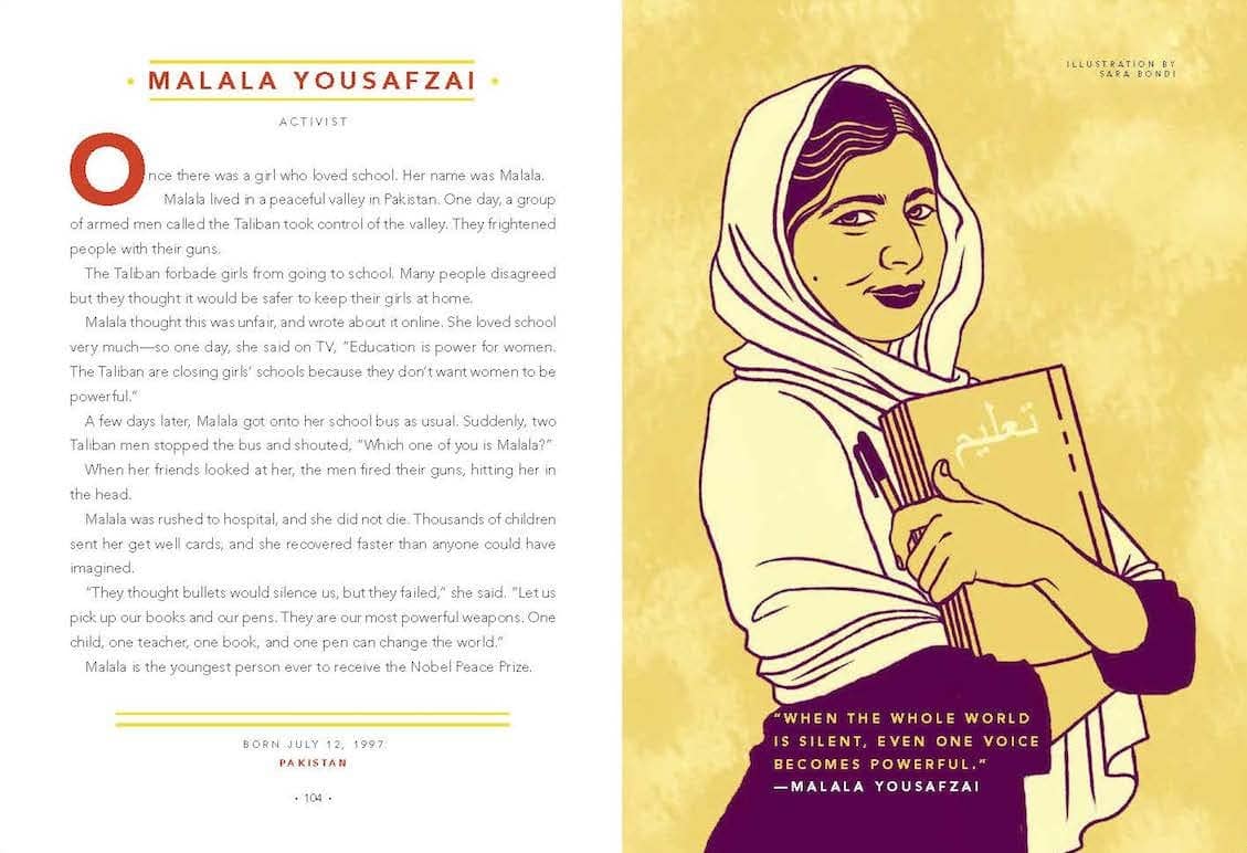 Good Night Stories for Rebel Girls 100 Tales of Extraordinary Women by Simon Schuster 10