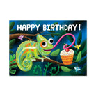 Googly Eyes Chameleon Birthday Card by Peaceable Kingdom