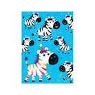 Googly Eyes Zebra Birthday Card by Peaceable Kingdom