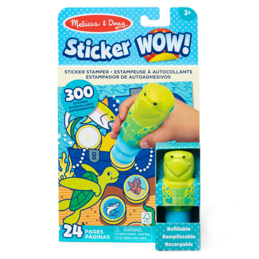 Sticker WOW! Activity Pad Set - Turtle by Melissa & Doug