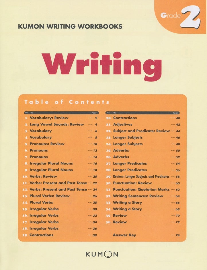 Grade 2 Writing by Kumon 1