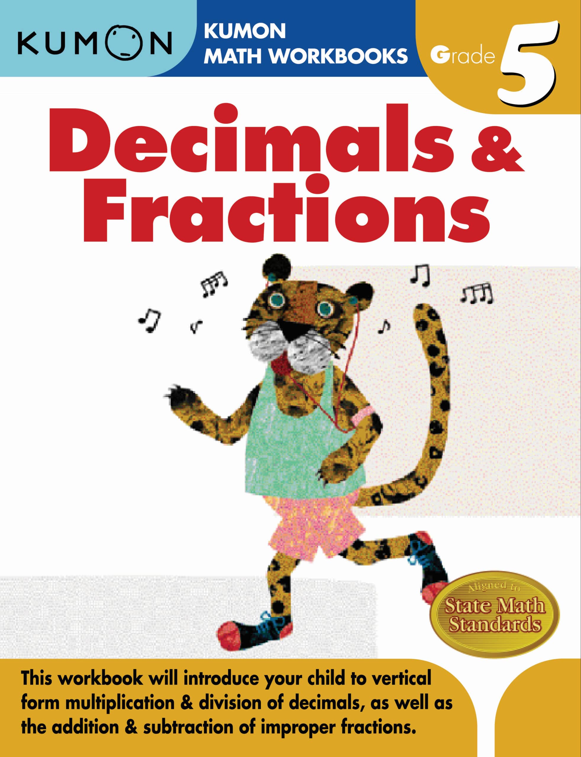 Grade 5 Decimals Fractions by Kumon scaled