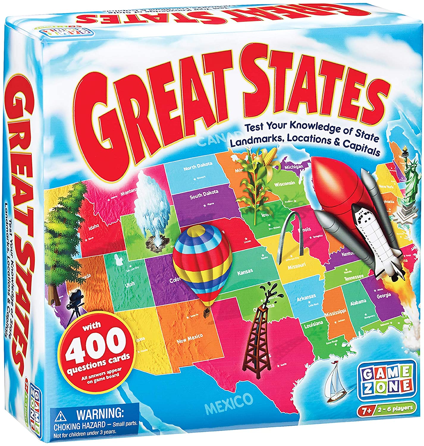 Great States Board Game by Game Zone