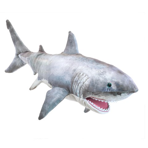 Great White Shark Puppet-by-Folkmanis