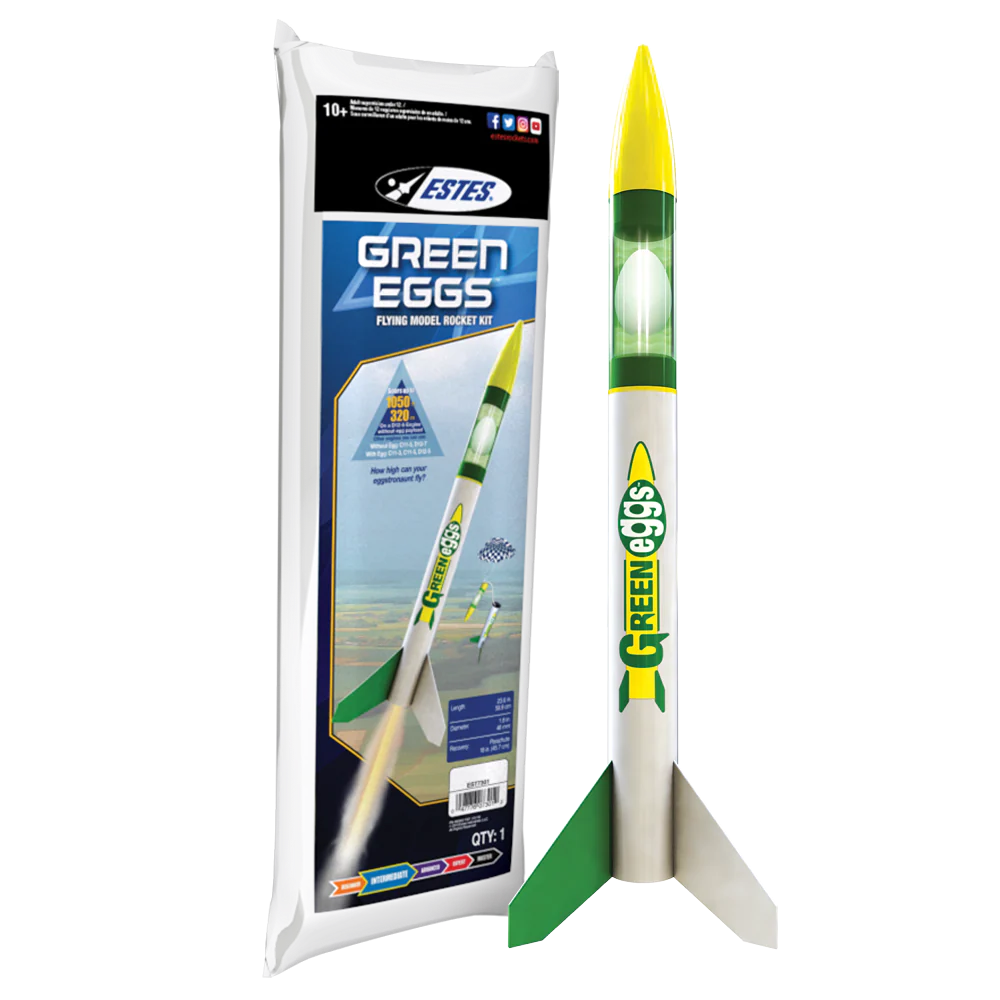 Green Eggs Intermediate Rocket-by-Estes