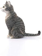 Grey Sitting Cat Figure by Schliech 2
