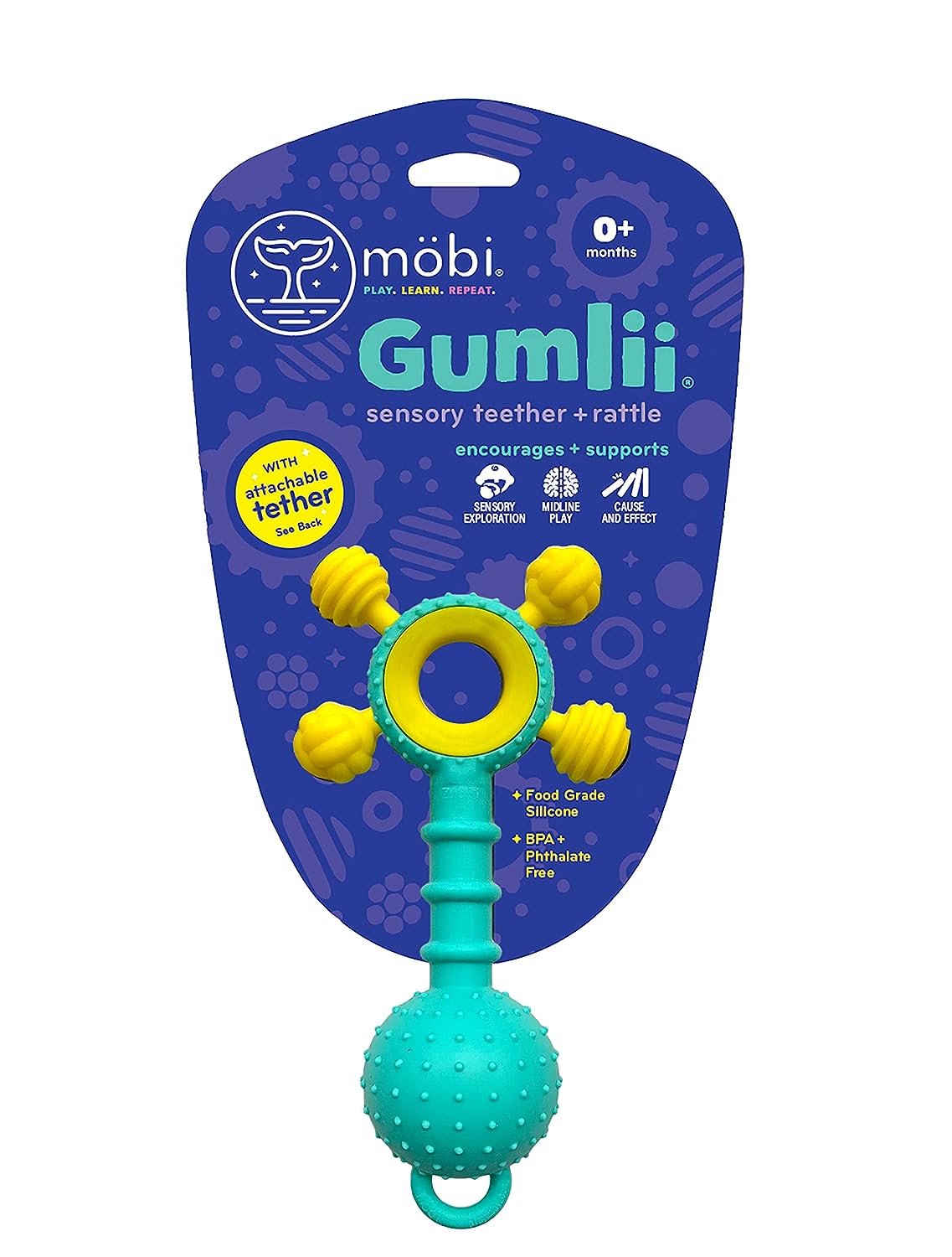 Gumlii Sensory Teether-by-Mobi