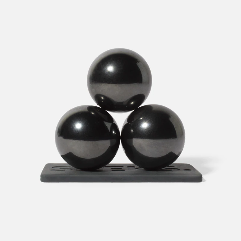 Gunmetal Supers Speks 33mm Magnet Balls Set of 3 by Speks 1