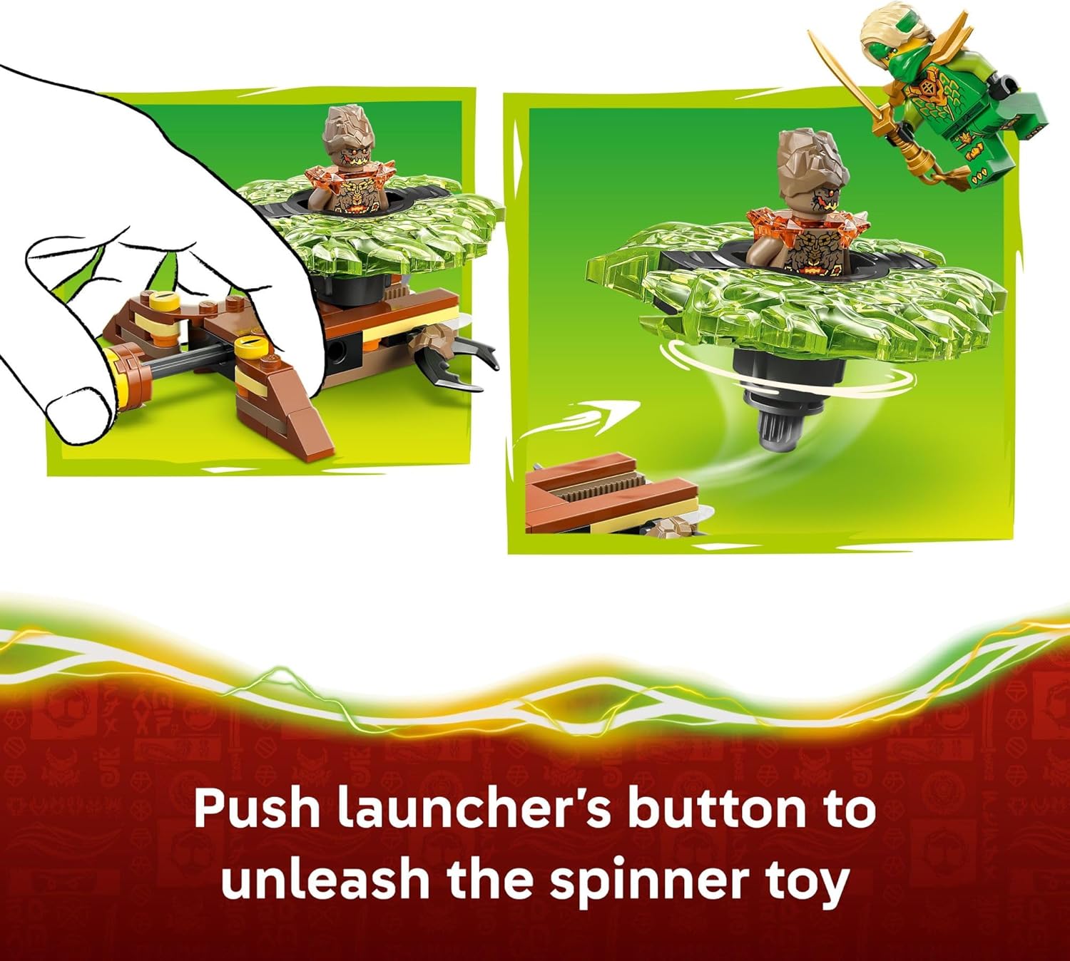 Ninjago Loyd vs. Earth Monster Spinner by Lego