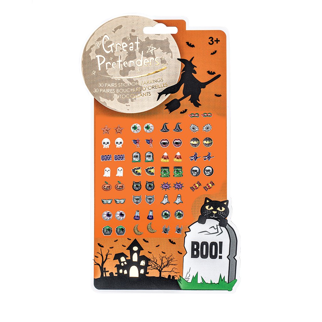 Halloween Sticker Earrings Set by Great Pretenders