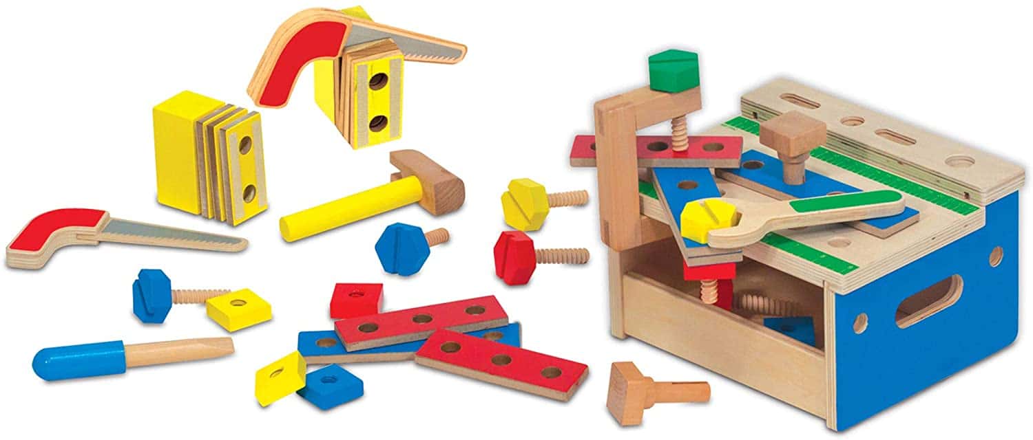 Hammer and Saw Tool Bench by Melissa Doug 1