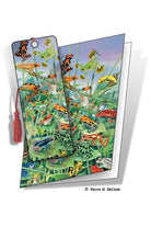 Hanging Around Frog 3D Card with Bookmark by Artgame