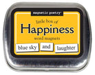 Happiness Magnetic Poetry Tin by Magnetic Poetry