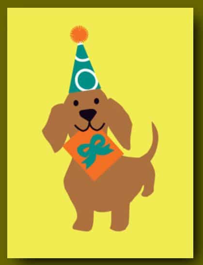 Happy Birthday Dachshund by Great Arrow Graphics