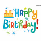 Happy Birthday Enclosure Card by Peaceable Kingdom