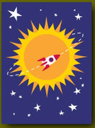 Happy Birthday Rocket Card by Great Arrow Graphics