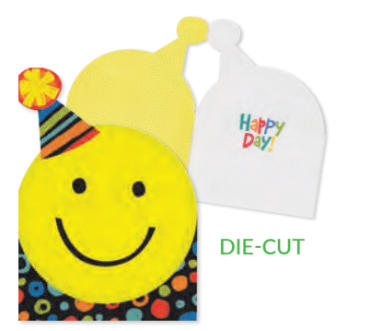 Happy Day Die Cut Birthday Card by Peaceable Kingdom