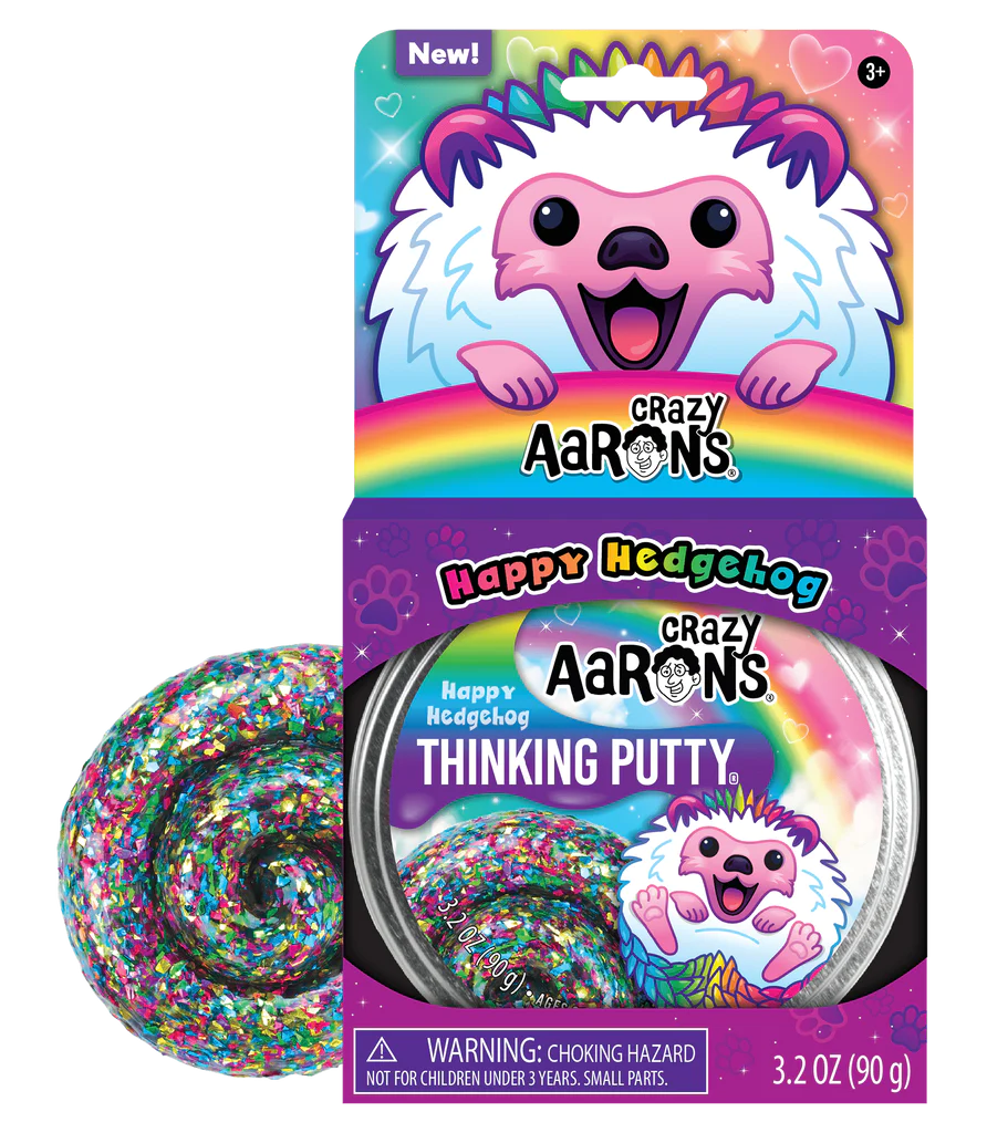 Happy Hedgehog Thinking Putty - Trendsetters Putty Pets Series-by-Crazy Aaron's Putty World